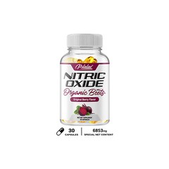Nitric Oxide Supplement – with Organic Beet Root-Support Healthy Blood Pressure