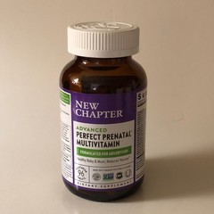 New Chapter Advanced Perfect Prenatal Multivitamin — 96 Vegan Tablets