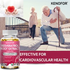 Resveratrol 1500mg Grape Seed 50MG Extract Providing Heart Energy Heart Health