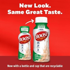 BOOST High Protein with Fiber Ready to Drink Complete Nutritional Drink, Creamy