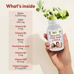 ANDREW LESSMAN Healthy Hair, Skin & Nails 120 Capsules 120 Count (Pack of 1)