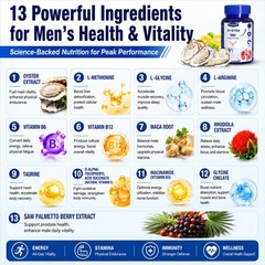 Oyster Antler Plus Supplement, Supports Energy and Vitality with Oyster Extract