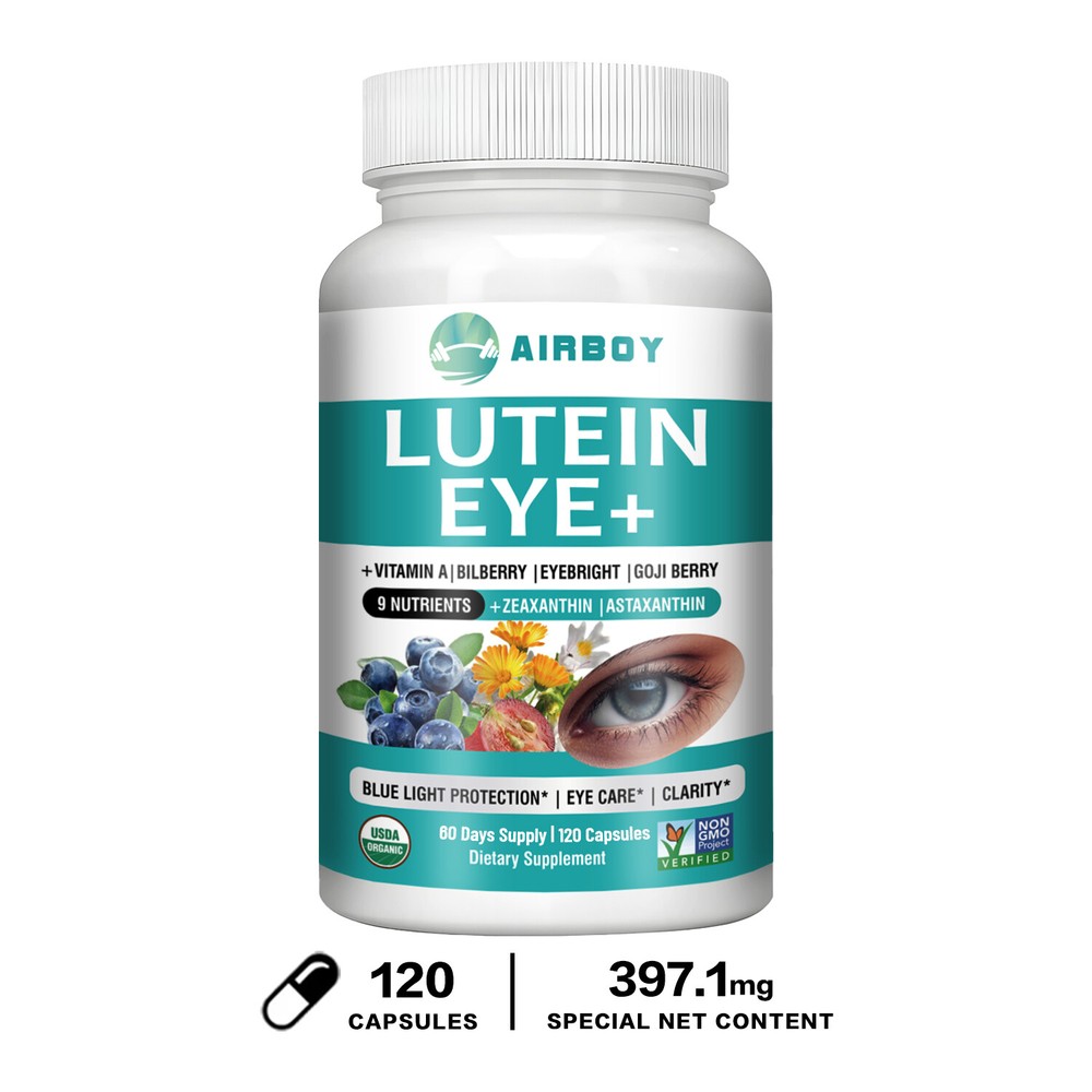 Lutein Eye – with Zeaxanthin, Astaxanthin, Bilberry, Grapeseed, Vitamin A