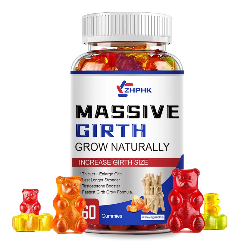 Testosterone Booster Massive Girth Grow, Libido Thicker,Men’s Enhanced Gummies