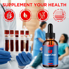 (5 Pack) Sugar Clean Blood Support Drops SugarClean Vitamin Supplement 150 Servs