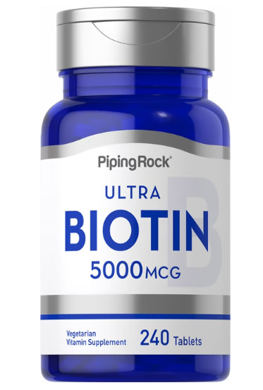 Biotin 5000 mcg, 240 Tablets