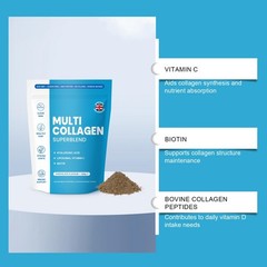 Elavate Sealed 220g Multi Collagen Superblend Elevate CHOCOLATE Collagen Powder