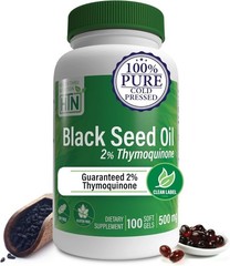 Nourish Your Body with 2% Thymoquinone Black Seed Oil 500mg – 100 Softgels