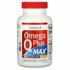 Dr. Sinatra, Omega Q Plus MAX, 100 mg – 60 Softgels