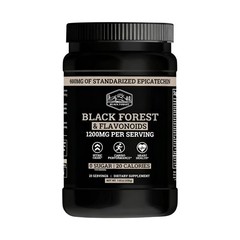 Black High Forest Flavanol Cocoa Powder Flavonoids and Supplements 1200mg New