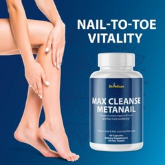 Max Cleanse Metanail- Immune & Nail Support- 4 Bottles- 240 Capsules