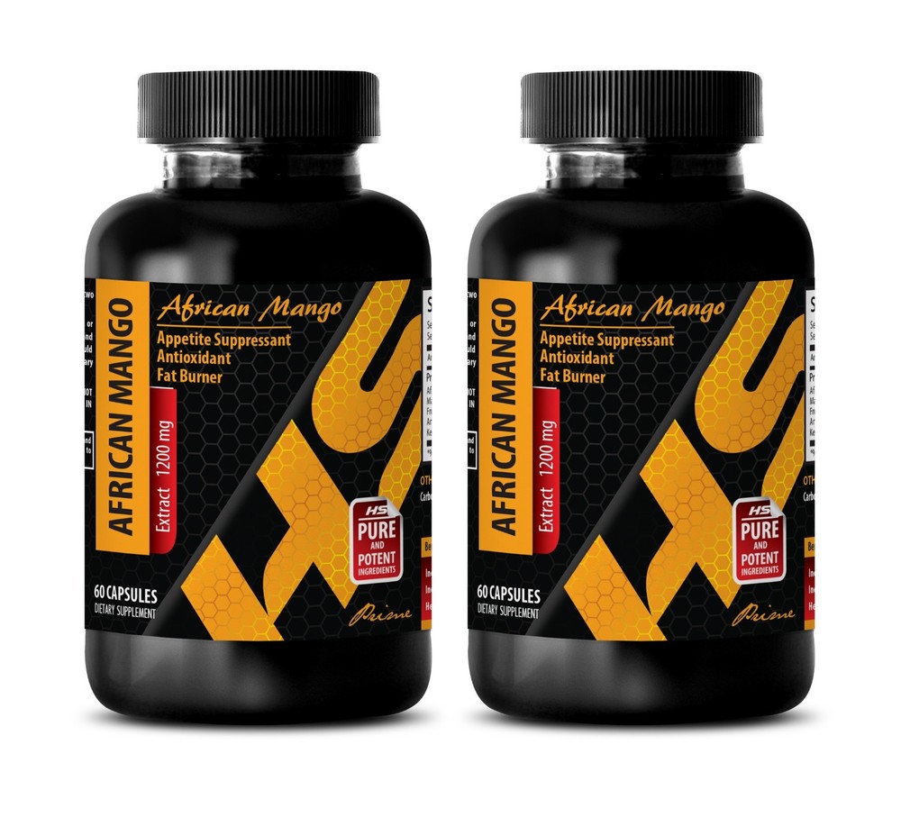 Pure AFRICAN MANGO EXTRACT 1200mg – appetite stimulant -2 Bottles