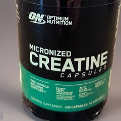 Optimum Nutrition Creatine Monohydrate Capsules 100ct 2.5g