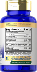 Vitamin B-50 Complex | 180 Caplets | Vegetarian, Non-GMO | by Carlyle