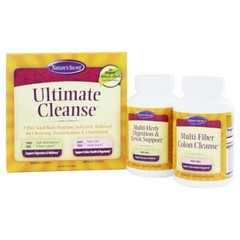 Nature’s Secret Ultimate Cleanse Program,Multi-Herb 120 Tabs&Multi-Fiber 120Tabs