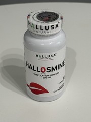 Hallusa Natural, Hallosmine Circulation Support 300 mg, 60 Capsules, EXP 07/2028