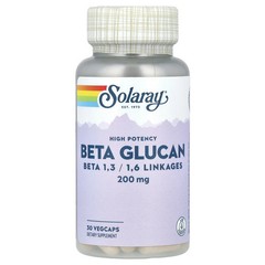 2 X Solaray, High Potency Beta Glucan, 200 mg, 30 VegCaps