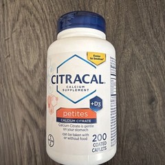 Citracal Petites, Highly Soluble, Easily Digested, 400 mg Calcium Exp 08/2025