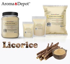 Licorice Root Powder (Liquorice) Mulethi Glycyrrhiza glabra 100% Natural Raw