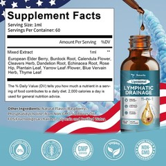 Liposomal Lymphatic Drainage Drops – 11 In 1 Organic Lymphatic Drainage Suppl..
