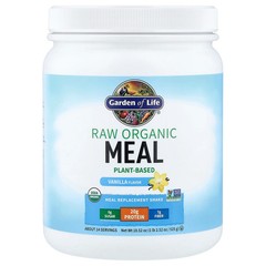 2 X Garden of Life, RAW Organic Meal Replacement Shake, Vanilla, 18.52 oz (525