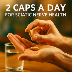 Sciatic Nerve Health Support Supplement – Alpha Lipoic Acid 300mg – 60 Capsules