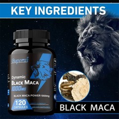 Black Maca 120pcs – Balance Hormones, Reduce Fatigue, Increase Muscle Mass