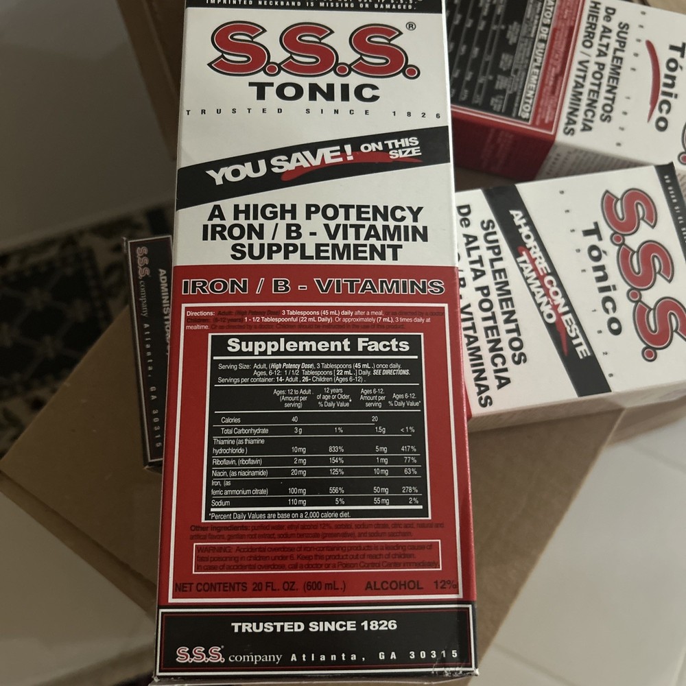 Sss Tonic Liquid 20 Oz