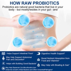 Probiotic 100 Billion CFU with Prebiotic, Multi Strain Probiotics for Gut