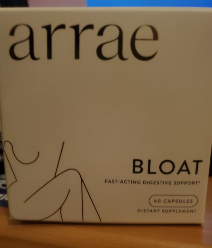 Arrae Bloat, Debloat & Digestive support formula, check listing description