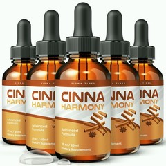 Cinna Harmony Drops, Liquid Supplement for Blood Health Support – 5 Pack