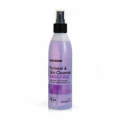 Rinse-Free Perineal Wash McKesson Liquid 8 oz. Pump Bottle Fresh Scent 8 Oz