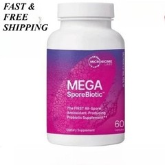 Mega Sporebiotic 60 Caps,Probiotic for Gut Health,Microbiome Balance,Men & Women