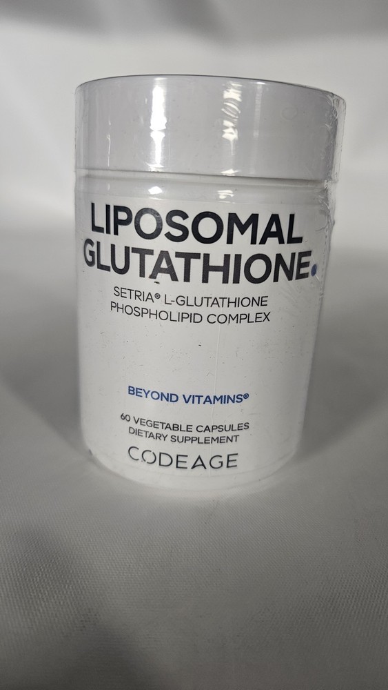 Liposomal Glutathione, 60 Vegetable Capsules (500 mg per Capsule) Exp 9/15/2028