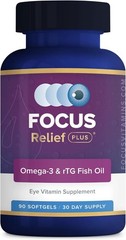 Relief Plus Formula for Dry Eyes 90 ct. 30 Day Supply Omega 3 Supplemen Dry Eyes