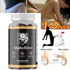 NEW Alpha Bites Gummies AlphaBites Max Performance Gummy (1 Month Supply)1-3PCS-