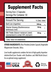 immune support capsules – LIVER SUPPORT COMPLEX 1200MG 2B- milk thistle vitamins