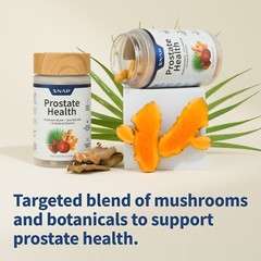 SNAP Prostate Wellness 2-Pack Saw Palmetto Mushroom Blend Men’s Supports 180