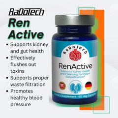 RenActive Kidney Detox Cleanse, Kidney Health Supplement for All-Natural Kidney