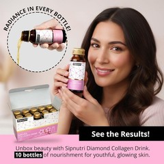 Sakura Collagen Drink with Cherry Blossom Extract, 50 ml x 10 Bottles