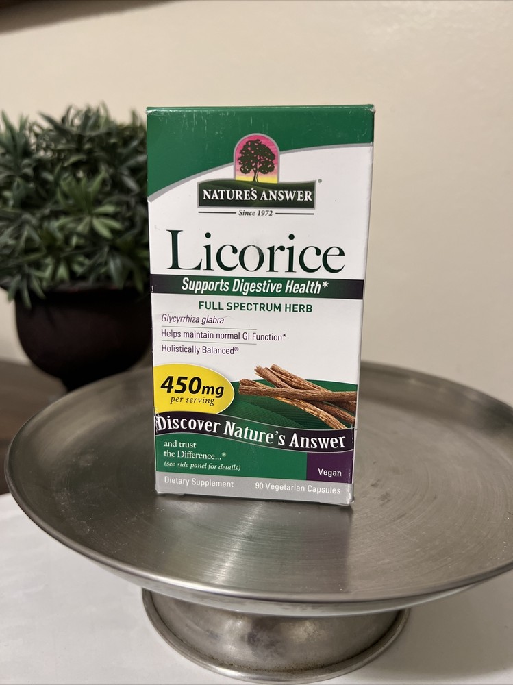 Nature’s Answer, Licorice Root (Organic), vegitarian, 90 vcaps