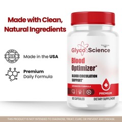 GlycoScience Blood Sugar Support Supplement Capsules Natural 2 Pack 120Ct