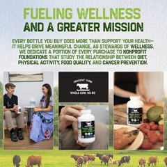 USDA Organic 100% Grassfed Beef Organ Supplements – Whole Cow, 30-Day Supply