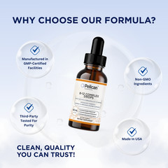 Pelican B-12 Complex Drops – Energy & Nervous System Support – 60 mL