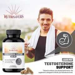 Testosterone Support, Muscle Growth, Natural Testosterone Booster Strong, 90 Cap