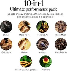 Root Labs 10-in-1 Alpha Gummies 4000mg Shilajit W/ KSM-66 60ct