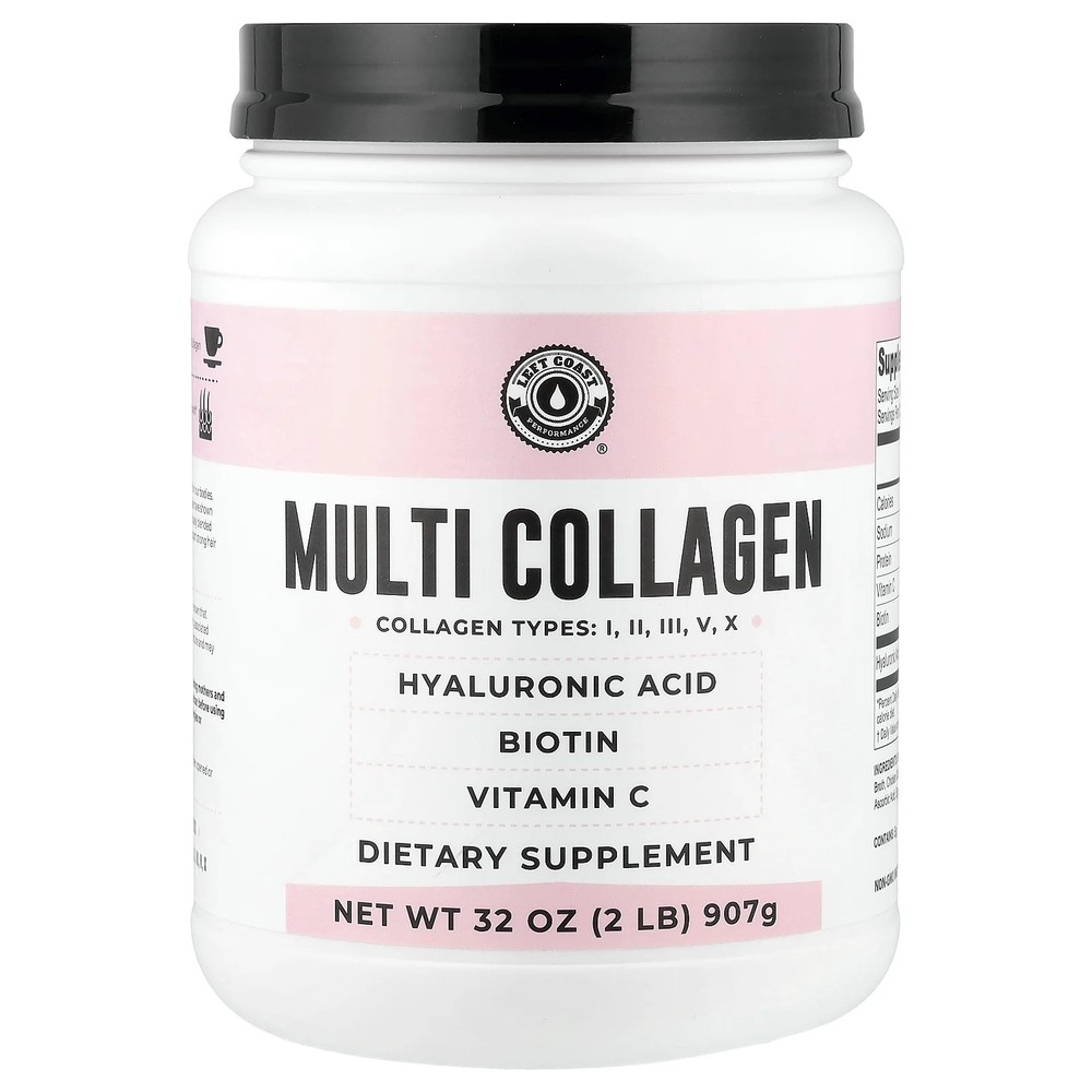 2 X Left Coast Performance, Multi Collagen, 32 oz (907 g)