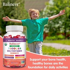 Toddler Multivitamin Gummies | Full Spectrum Kids Daily Nutrient Support,60Chews