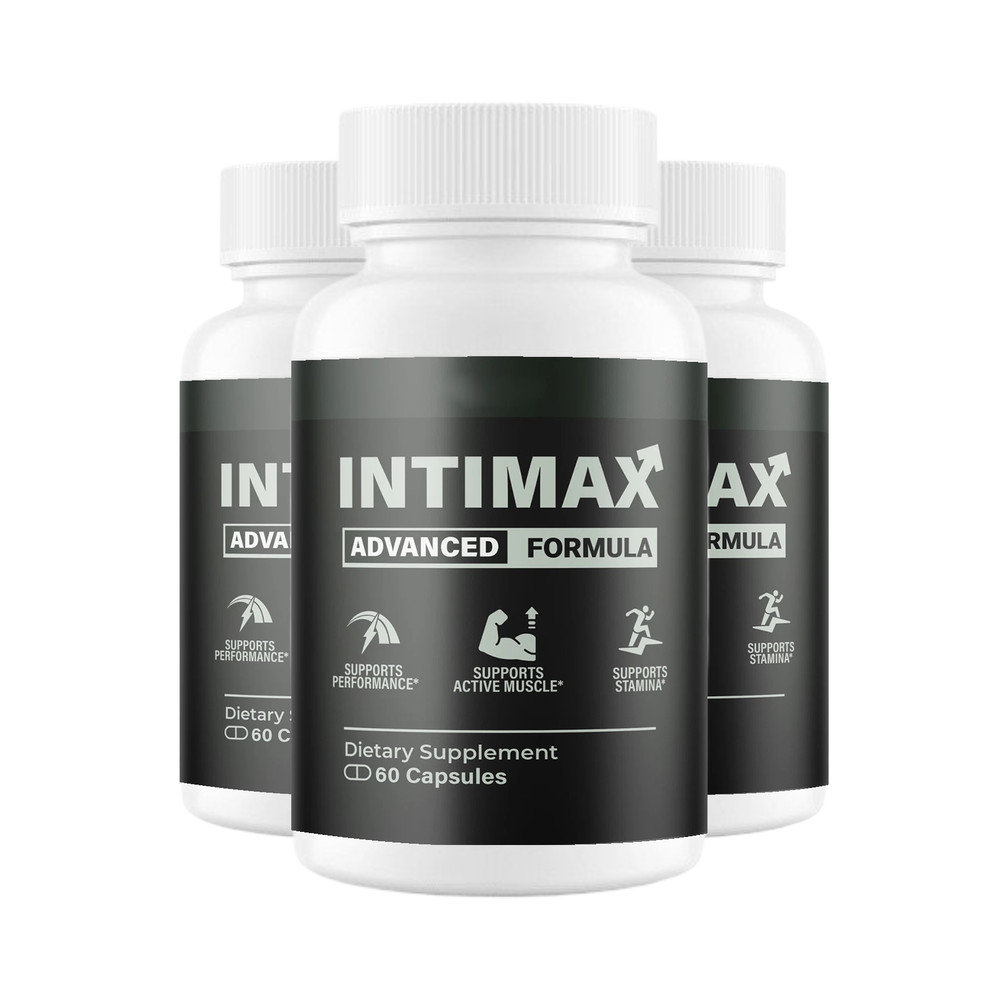 3-Pack Intimax for Men – Intimax Supports Male Health & Performance – 180 Caps