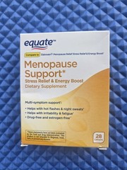 Equate Menopause Stress Relief& Energy Boost Dietary Supplement 28 Ct. Exp 12/26